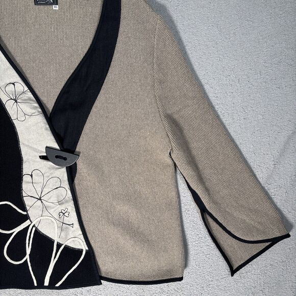 Tivoli Of Ireland Cardigan Knit Sweater Womens Size XXL Bohemian Lagenlook Artsy - Picture 4 of 16